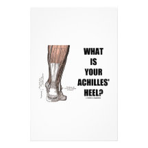 What Is Your Achilles' Heel? (Heel Anatomy) Stationery