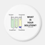 What Is Your Solution? (Chemistry Humour) Refrigerator Magnets