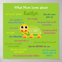 What Mom Loves About Personalized Poster