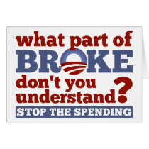 What Part of BROKE Don't You Understand? Cards