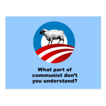 What part of communist don't you understand post card