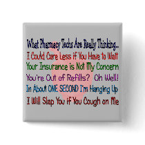What Pharmacy TECHS ARE REALLY THINKING Pin