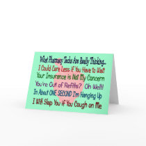 What Pharmacy TECHS ARE REALLY THINKING Card