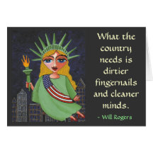 What the country needs is ... - greeting card