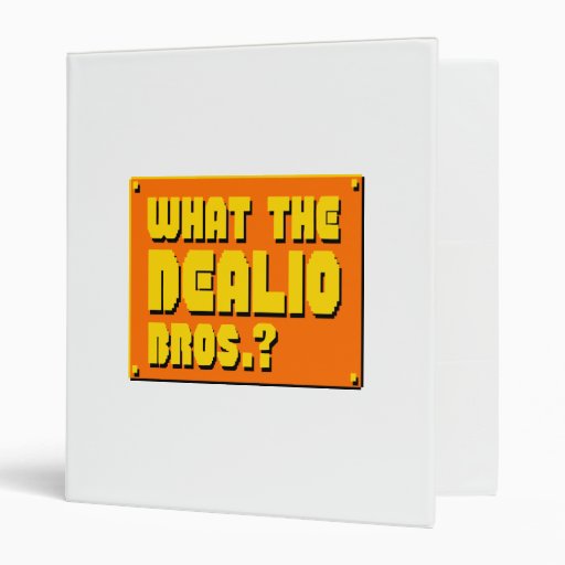 What the Dealio Bros.? Vinyl Binders