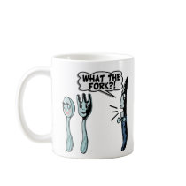 What The Fork Coffee Mugs
