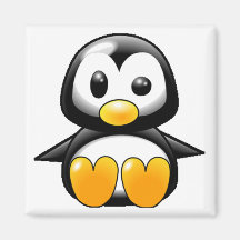 What the Heck Penguin Fridge Magnets
