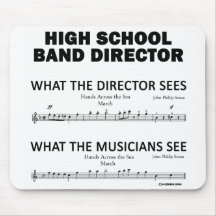 What the High School Band Sees Mousepad