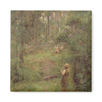 What the Little Girl Saw in the Bush, 1904 magnets