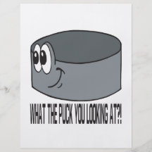 What The Puck Flyer Design