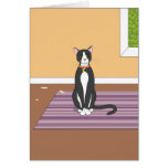 “Whatcha up to?” Innocent Kitty greeting cards