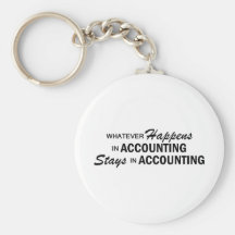 Whatever Happens - Accounting Keychain