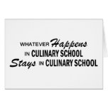 Whatever Happens - Culinary School Greeting Cards