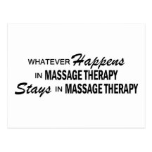 Whatever Happens - Massage Therapy Post Cards