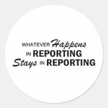 Whatever Happens - Reporting Round Sticker