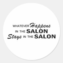 Whatever Happens Round Sticker
