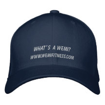 What's a WEMI?, www.WEMIFITNESS.com Embroidered Baseball Caps