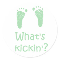 What's Kickin? stickers