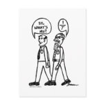 What's Nu Cartoon Postcard