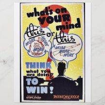 What's On Your Mind, Think To Win Personalized Flyer