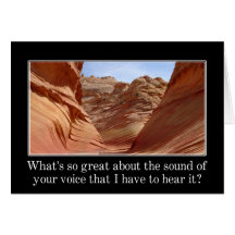 What's so great about what you have to say? greeting cards