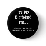 What's That Number Birthday Button