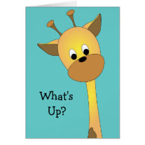 What's Up? Greeting Card