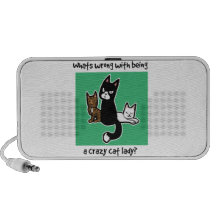 Whats wrong with being a crazy cat lady notebook speaker