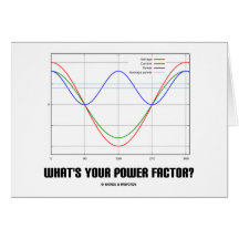 What's Your Power Factor? (Physics) Greeting Cards