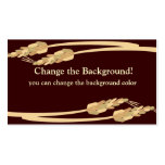 Wheat bread baking vegan food business cards business cards