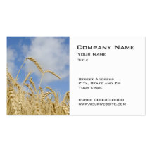 Wheat Farmer Business Cards