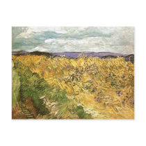 Wheat Field with Cornflowers, Vincent van Gogh Post Cards