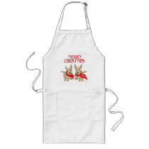 Wheaten Scottish Terrier Chirstmas Aprons
