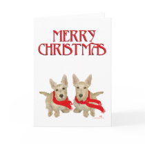 Wheaten Scottish Terrier Chirstmas Cards