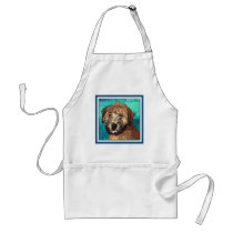 WHEATEN TERRIER: WET PUPPY APRON