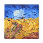 Wheatfield with Crows, Van Gogh Magnets