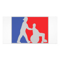 wheel chair icon photo greeting card
