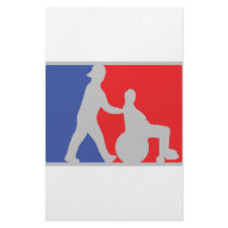 wheel chair icon custom stationery