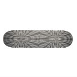 Wheel Motif Custom Skate Board