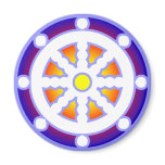 Wheel of Dharma Fridge Magnets