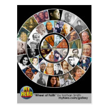 Wheel of Faith Postcard