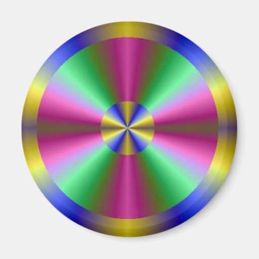 Wheel of mystic fridge magnets