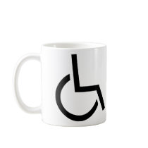 Wheelchair accident coffee mugs