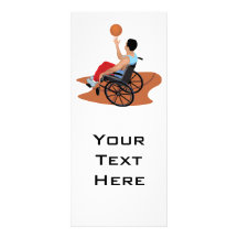 wheelchair basketball custom rack cards