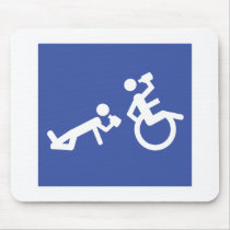 wheelchair boozer mouse mats
