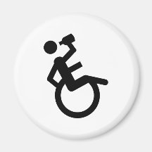 wheelchair boozer wheel chair magnet
