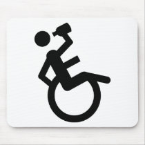 wheelchair boozer wheel chair mouse mats