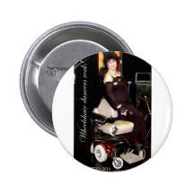 WHEELCHAIR DANCING PINBACK BUTTON