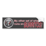 Wheelchair Fuel Bumper Sticker bumper stickers