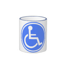 WHEELCHAIR PARKING ZONE COFFEE MUG